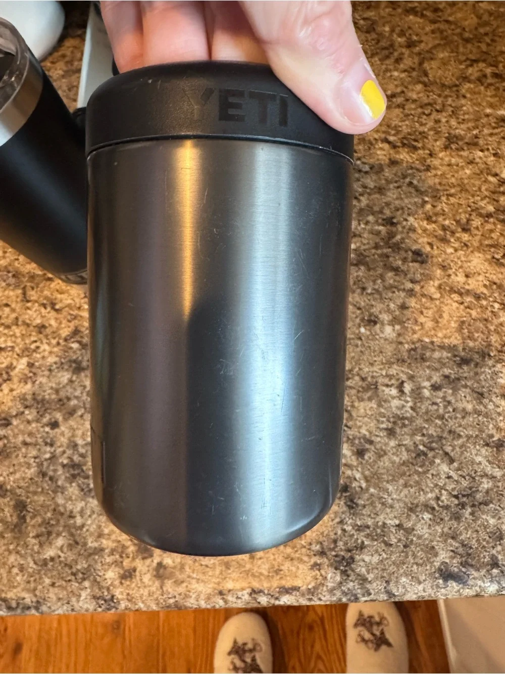 YETI Black Stainless Tumbler & Can Insulator Set